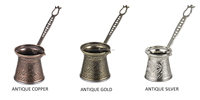 Mug de camping en acier inoxydable turc (fini cuivre antique) pliable, jetable, écologique, capacité 350 ml, style américain