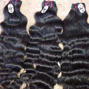 ผมเรมมี่หยักศกอินเดียผมมนุษย์สีธรรมชาติส่งตรงจากอินเดีย - Product Image 4