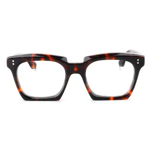 Vente en gros de nouvelles montures de lunettes à la mode pour hommes et femmes lunettes à monture optique lunettes en acétate