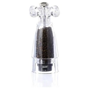 Molinillo de Pimienta Transparente Bisetti BRESCIA 930 de 14.5cm, Herramienta para Pimienta Duradera y Elegante - Product Image 1