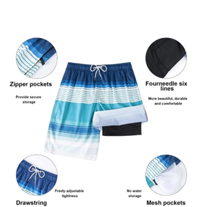 Shorts pour hommes les plus populaires Shorts de plage les plus vendus avec impression personnalisée Shorts sublimés de meilleure qualité - Product Image 5