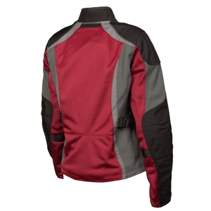 Maroon & <b>Grey</b> Touring Protection Motorbike <b>Jackets</b> <b>Waterproof</b> Motorcycle Cordura Textile <b>Jacket</b> For Men & Women - Product Image 2