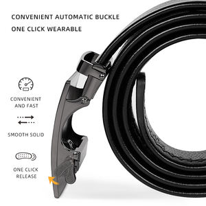 Cinturón de Cuero Negro Genuino para Hombre, Logotipo Personalizado, Artesanía Duradera, Diseño Clásico, Acabado Premium, Informal de Negocios, Acero, Impermeable - Product Image 3