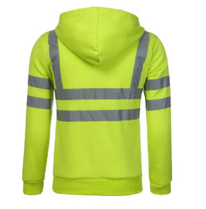Alta visibilidad a prueba de viento impermeable lona construcción tráfico seguridad impermeable chaqueta reflectante bombardero seguridad para exteriores - Product Image 2