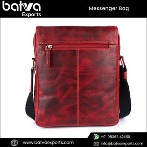 Bandolera bandolera para hombre a la moda de proveedor líder 100% piel auténtica de grano completo superventas logotipo personalizado multicolor - Product Image 4