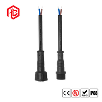 Prise étanche en PVC M11, indice de protection IP68, avec contacts en cuivre pour système d'énergie solaire, applications UHF PCB et FPC