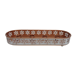 Support de Table en Fer Décoratif Blanc pour la Décoration de la Maison, Bougeoir Personnalisé Fait Main en Vrac - Product Image 2