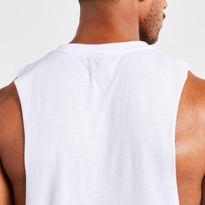 Men's Active Wear Drop Arm Tank <b>Top</b> Breathable Eco-Friendly Knitted Sporty Gym Workout Vest Muscle Workout <b>Sleeveless</b> Tank <b>Top</b> - Product Image 6