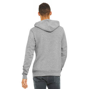 Bella Canvas Plain Sublimation Fleece Hoodies al por mayor a granel Pullover Hombres Sudadera con capucha sólida para hombre - Product Image 5