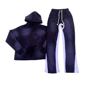 Survêtement de sport à capuche unisexe de haute qualité, 100% coton, vente en gros en usine avec logo personnalisé - Product Image 5