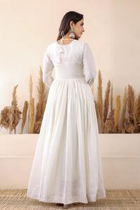 Moda Shimmer Vichitra con bordado floral y lentejuelas Vestido DE TRABAJO Mujer Moda Fabricante y proveedor de Surat - Product Image 6