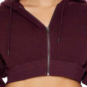 Ventes chaudes Femmes sur mesure Tenues 2 pièces Pantalons Ensembles de survêtement pour femmes Crop top Hoodie et Jogger Sets - Product Image 5