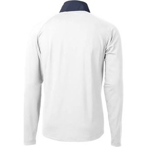 เสื้อมีฮู้ดสำหรับผู้ชายคอตั้งเสื้อแบบสวมศีรษะโอเวอร์ไซส์ทำจากผ้าฝ้าย1/4กำหนดได้เอง - Product Image 2