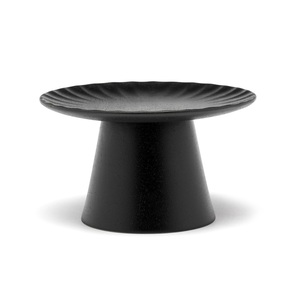 Supports à gâteau ronds en bois à un étage avec finition naturelle pour mariage, anniversaire, fête, présentoir décoratif - Product Image 3