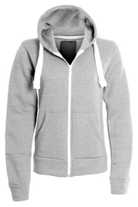 Sudaderas con cremallera más vendidas para mujer Logotipo personalizado Impresión Zip up Sudaderas con capucha en blanco Streetwear Servicio OEM disponible - Product Image 2