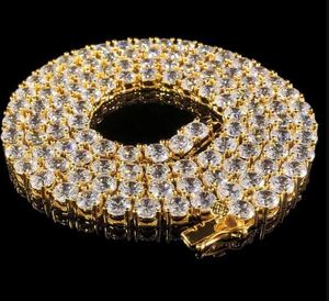Chaîne en diamant Moissanite en or jaune de 5mm Pendentifs et breloques élégants - Product Image 3