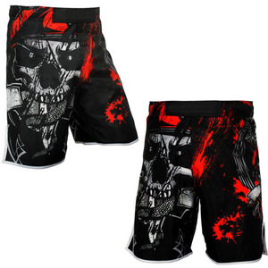 Pantalones cortos de boxeo MMA con diseño de logotipo personalizado de alta calidad, ropa de entrenamiento deportivo de calidad para artes marciales, Muay Thai y Kick Boxing - Product Image 1