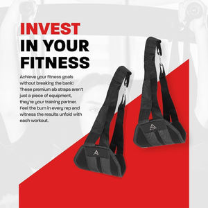 Eslingas Abdominales Personalizadas para Entrenamiento Deportivo, Levantamiento de Pesas, Eslingas Colgantes Resistentes para Ejercicios de Dominadas, Eslingas Abdominales de Alta Calidad - Product Image 5