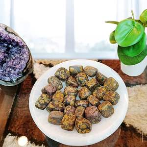 Venta al por mayor a granel Ajooba Jasper Piedras caídas Piedras preciosas semipreciosas pulidas para curación y decoración de Reiki - Product Image 3