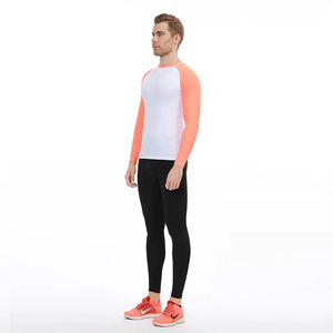 Rashguard de compression pour homme, extensible, imprimé par sublimation, élégant, col rond, manches longues, séchage rapide, respirant, personnalisable, MMA - Product Image 4