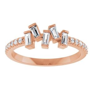Scattered Baguette <b>Diamond</b> <b>Ring</b> - Product Image 3