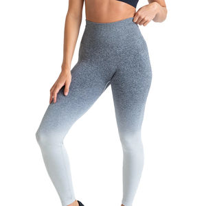 Ropa informal de moda Leggings de fitness para mujer Sólido Cintura alta Hasta el tobillo Durable Poliéster Spandex Alta calidad personalizada - Product Image 4