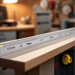 Tige de mesure de 1500 mm avec 2 poignées, ruban à mesurer de 1,2 mm d'épaisseur de paroi - Product Image 3
