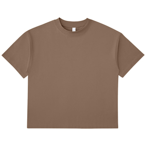 เสื้อยืดผู้ชายผ้าฝ้าย100% ขนาดใหญ่สีดำ245กรัมเสื้อยืดหลวมรุ่นใหญ่ - Product Image 1
