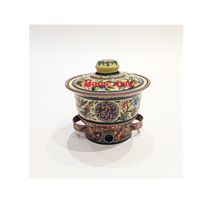 Diseño maravilloso Buffet de comida islámica Plato de frotamiento de acero inoxidable y Meena Work Calentador de alimentos Plato de frotamiento a granel - Product Image 4