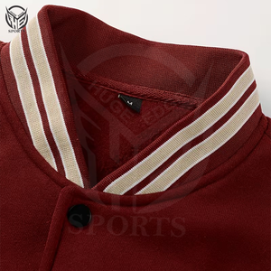 Chaqueta Varsity de Invierno para Hombre, Estilo Casual Elegante, Forro Polar, Servicio OEM de Alta Calidad, Secado Rápido y Ecológica - Product Image 3