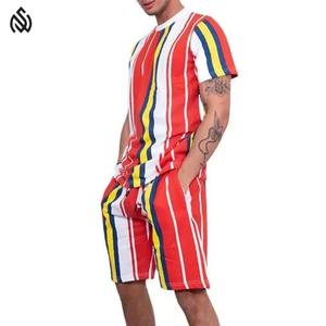 2025 Newest Design <b>T</b> <b>shirt</b> short set Custom Logo Private Label Summer Short and <b>Shirt</b> Set <b>for</b> <b>Men</b> - Product Image 1