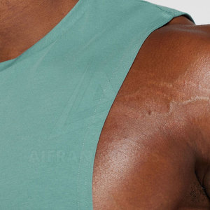 2023 hommes sans manches entraînement débardeur décontracté musculation Fitness vêtements de sport Muscle débardeurs - Product Image 6