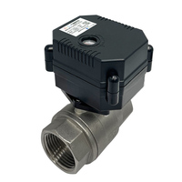 12v 24v 2 voies 3 voies pas à pas servo moteur synchrone actionneur électrique vanne à boisseau sphérique en pvc pour le contrôle de déviateur d'eau