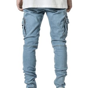 Jeans pour hommes personnalisables 100% coton droit décontracté coupe ajustée pantalon de grande taille fabriqué sur mesure - Product Image 3