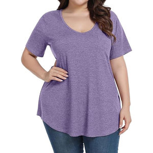 2024 T-shirts grande taille pour femmes à la mode pour adultes Fournisseur de t-shirts de marque de bonne qualité de l'usine du Bangladesh - Product Image 3