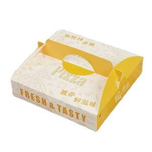 Cajas de Pizza Personalizadas al por Mayor de Todos los Tamaños para Llevar, Caja de Papel Kraft Corrugado - Product Image 1