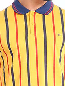 เสื้อยืดคอโปโลผู้ชายทำจากผ้าฝ้ายเมอร์เซริส100% พรีเมี่ยมสำหรับใส่สบายทรงพอดีตัว - Product Image 3