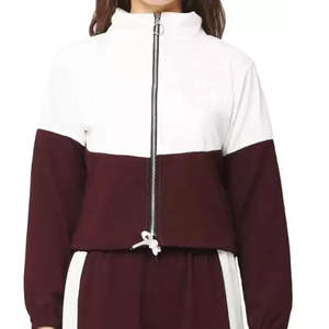 Chándal de mujer de alta calidad para correr, chándal informal para mujer, 100% algodón, chándal hecho al por mayor para mujer, personalización - Product Image 3