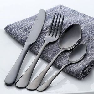 Ensemble de couverts en métal en acier inoxydable de qualité supérieure pour les fournitures de restaurant en vrac et l'usage domestique quotidien - Product Image 1