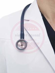 Manteau de laboratoire d'hôpital unisexe personnalisé en coton utilisé quotidiennement blouses de laboratoire professionnelles à manches longues pour l'hôpital - Product Image 4