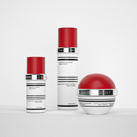 Set botol kaca perawatan kulit, elegan Set botol kosmetik kaca Set lengkap unik botol kaca perawatan kulit mewah
