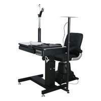 Chaise d'ophtalmologie avec tablette opérationnelle de grande taille, prix d'usine, unité combinée pour optométriste