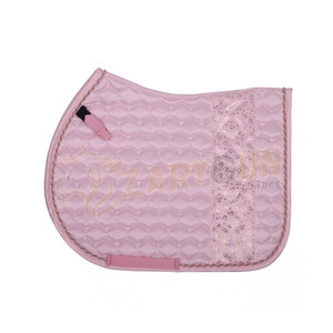 Tapis de selle en satin de dressage d'équitation confortable de 2 cm reliure antidérapante en plein air pour entraînement équestre doublure en tissu épaissi - Product Image 3