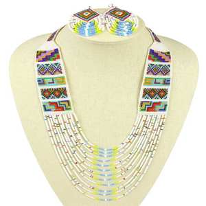 ชุดสร้อยคอออกแบบลาย rajasthani ที่สวยงามชุดสร้อยคอโชกเกอร์สำหรับผู้หญิงและเด็กผู้หญิงสวมใส่ในงานแต่งงานงานปาร์ตี้ hldi - Product Image 3