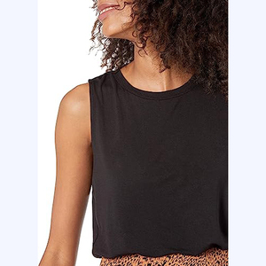 Women Knitted 100% Cotton Solid Color Halter Neck Crop Tank <b>Top</b> Eco-Friendly Hip Hop Green - Product Image 1