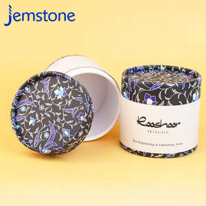Boîte cylindrique, poudre libre, huile essentielle, emballage personnalisé en carton recyclable, cosmétique, crème pour le visage, tube en papier - Product Image 4