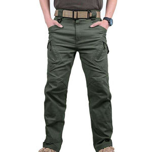 Pantalon cargo tactique personnalisé, style décontracté avec votre propre design, multi-poches, streetwear pour usage extérieur, pantalon cargo lavé pour homme - Product Image 4