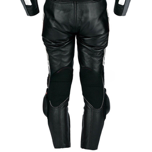 Combinaison de moto en cuir pour hommes sur mesure équipement de moto de course noir gris rose protection motard une pièce costumes - Product Image 6