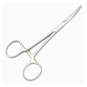 Halsted 12,5 CM Pinzas dentales curvas de acero inoxidable Manual Inalámbrico Mosquito Abrazadera hemostática Instrumentos quirúrgicos - Product Image 2