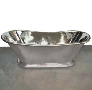 Luxury Modern Design Copper <b>Bath</b> Tub Rectangle Nickle Double Slipper Free Standing Wholesale Price <b>for</b> Luxury Bathroom Villa - Product Image 1